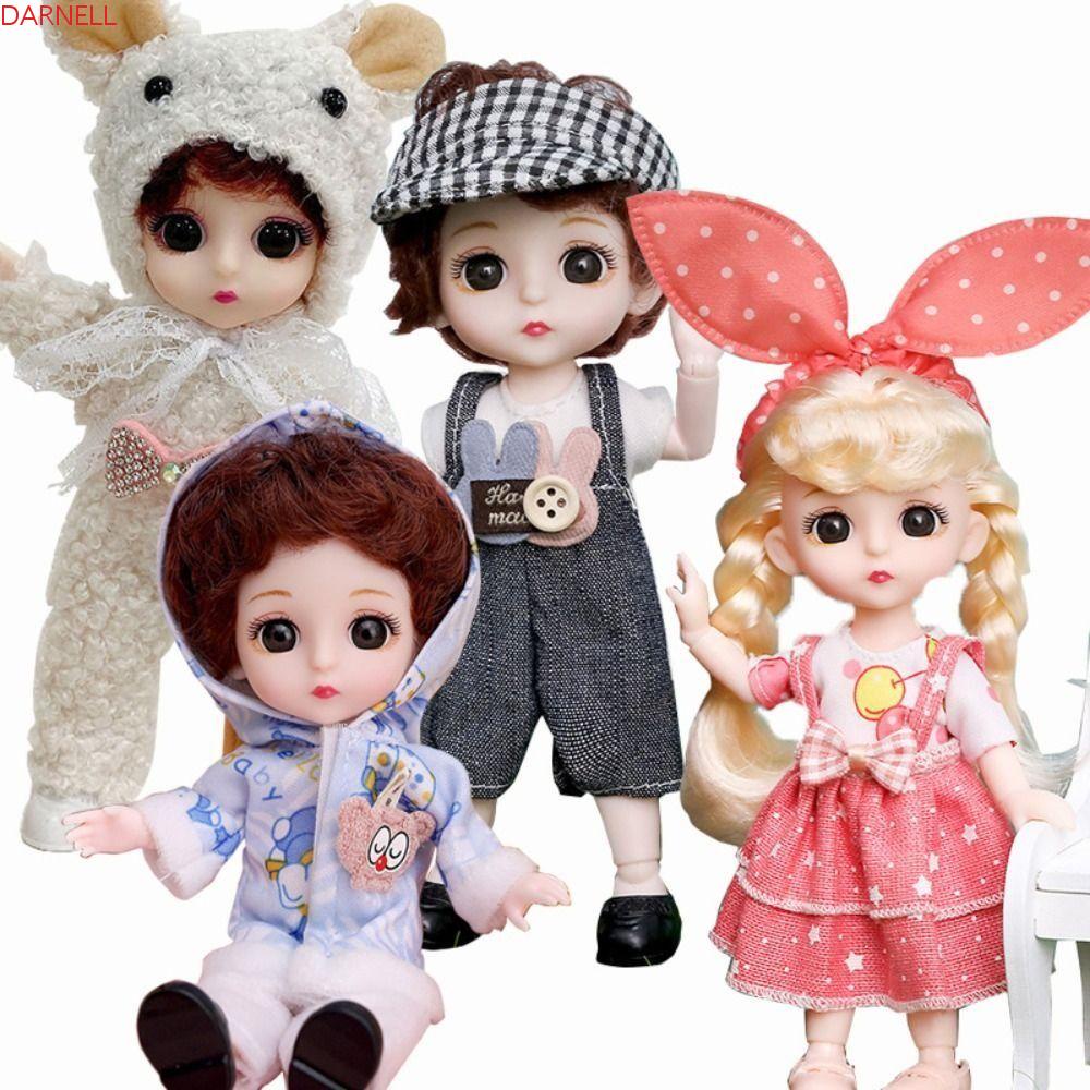 DARNELL Búp Bê Bjd 16cm Tỉ Lệ 1 / 12 Có Khớp Nối 13 Kiểu Dáng Xinh Xắn