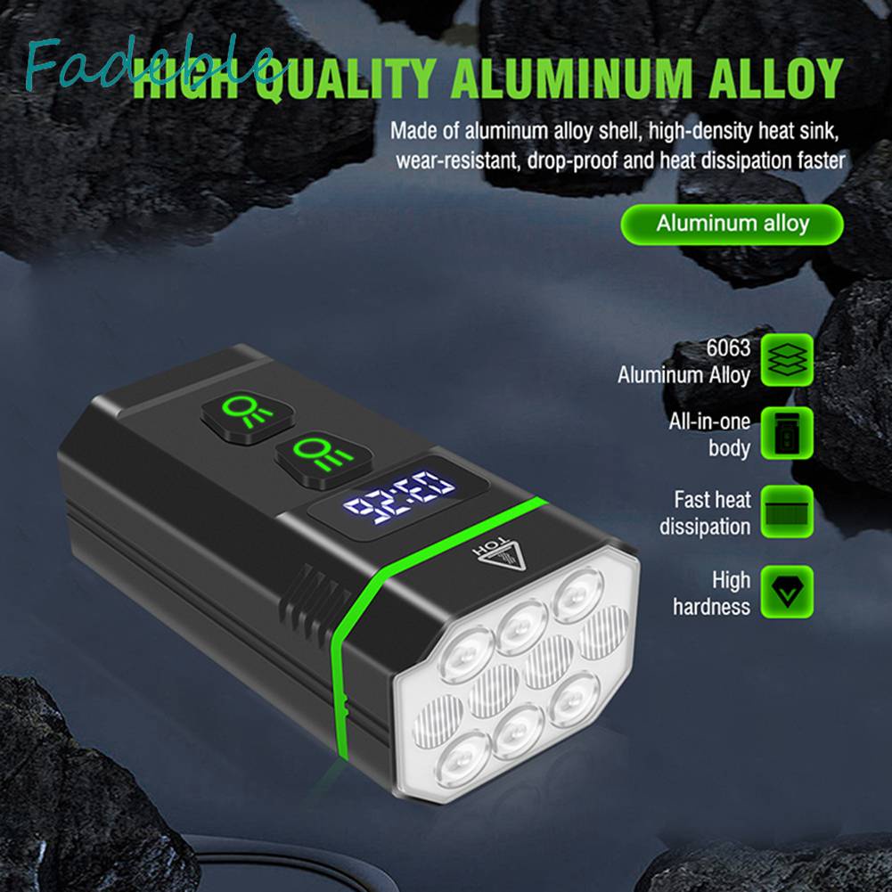 Đèn Pha 10LED 3000LM Cho Xe Đạp