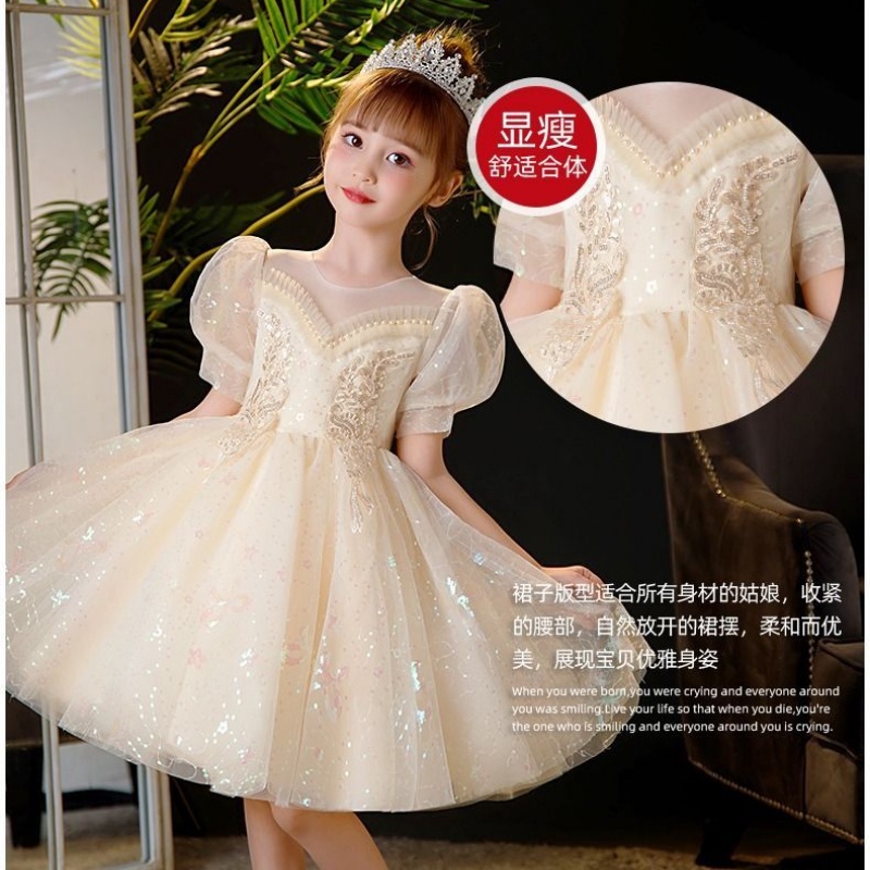 Đầm Công ChúA Dự TiệC Piano Cho Bé GáI