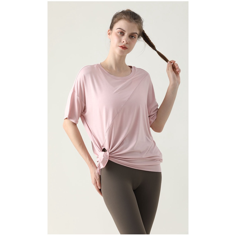 Áo Thun Thể Thao Tay Ngắn 2 Cách Mang Thời Trang Năng Động