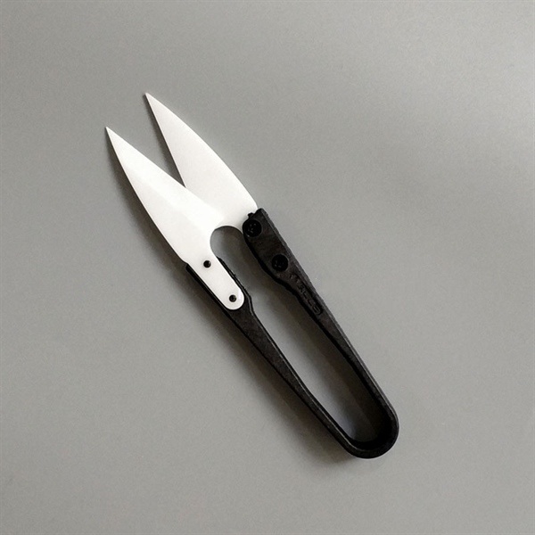 Kéo sứ cắt cell pin lưỡi Ceramic hãng Quanli