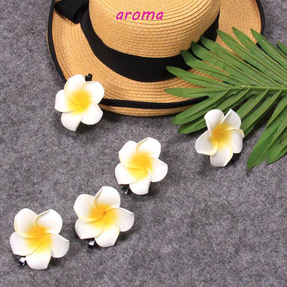 AROMA (MớI) Kẹp TóC HìNh Hoa ĐíNh HạT Xinh XắN