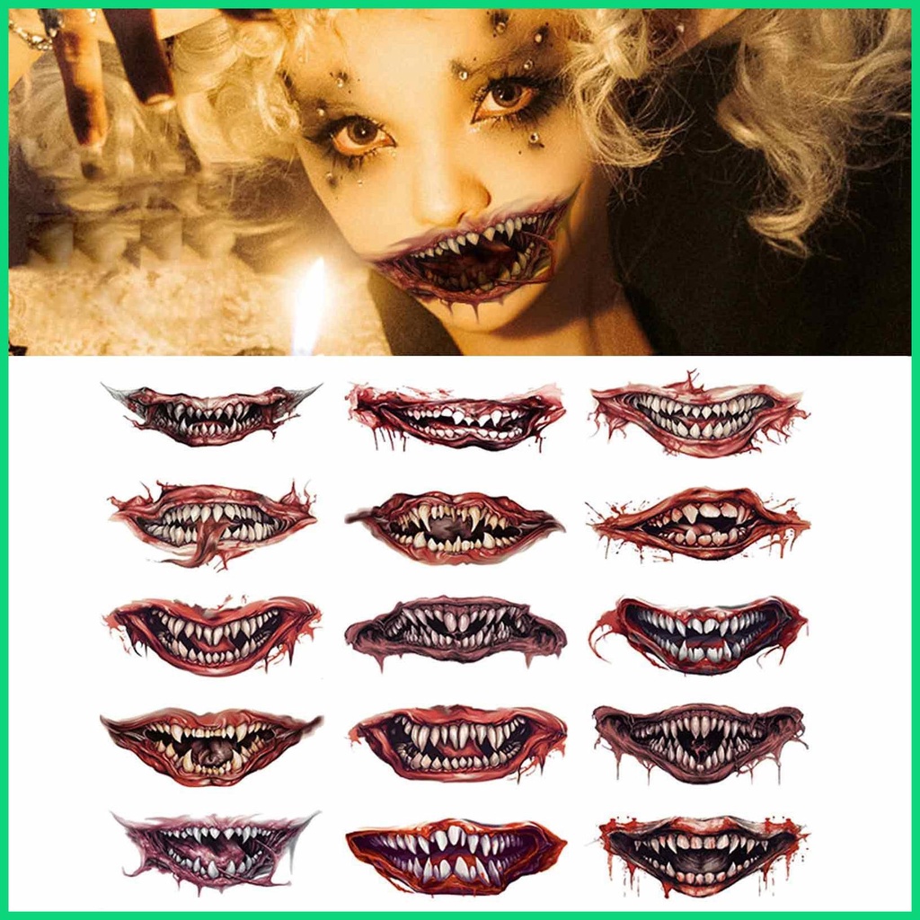 Set 15 Miếng Dán Miệng Tạo Hình Ngộ Nghĩnh