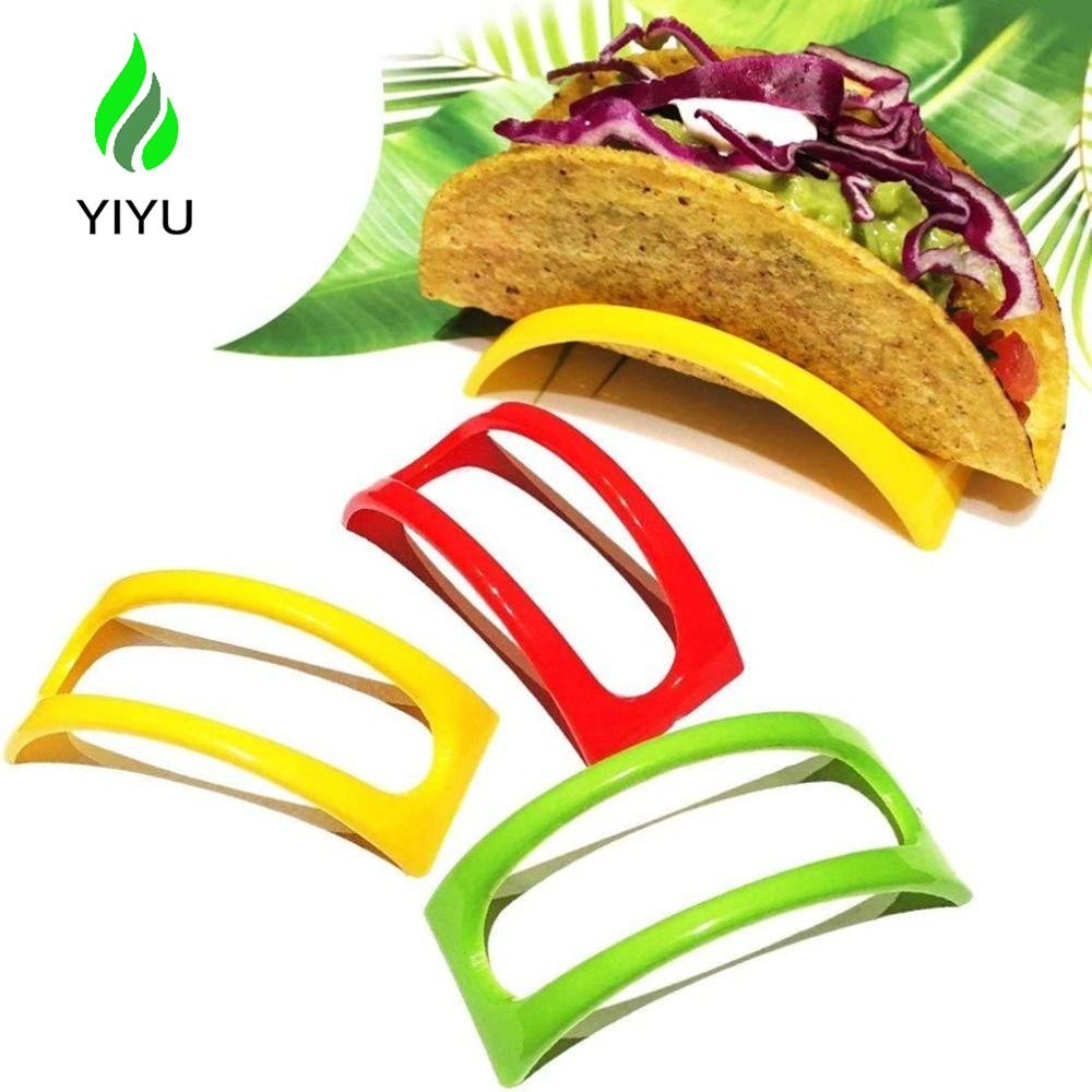 YIYU Set 6 Giá Đỡ Bánh Taco Bằng Nhựa Không Độc Hại Siêu Bền Tiện Dụng Cho Nhà Hàng