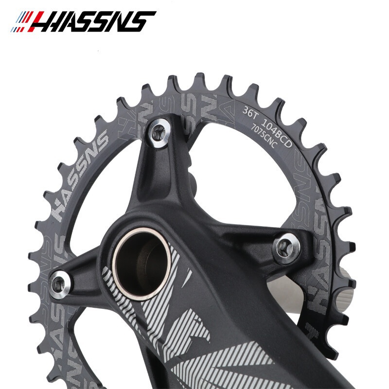 Trục Quay Bằng Hợp Kim Nhôm HASSNS GXP 170 / 175mm 104BCD 30T 32T 34T 36T 38T