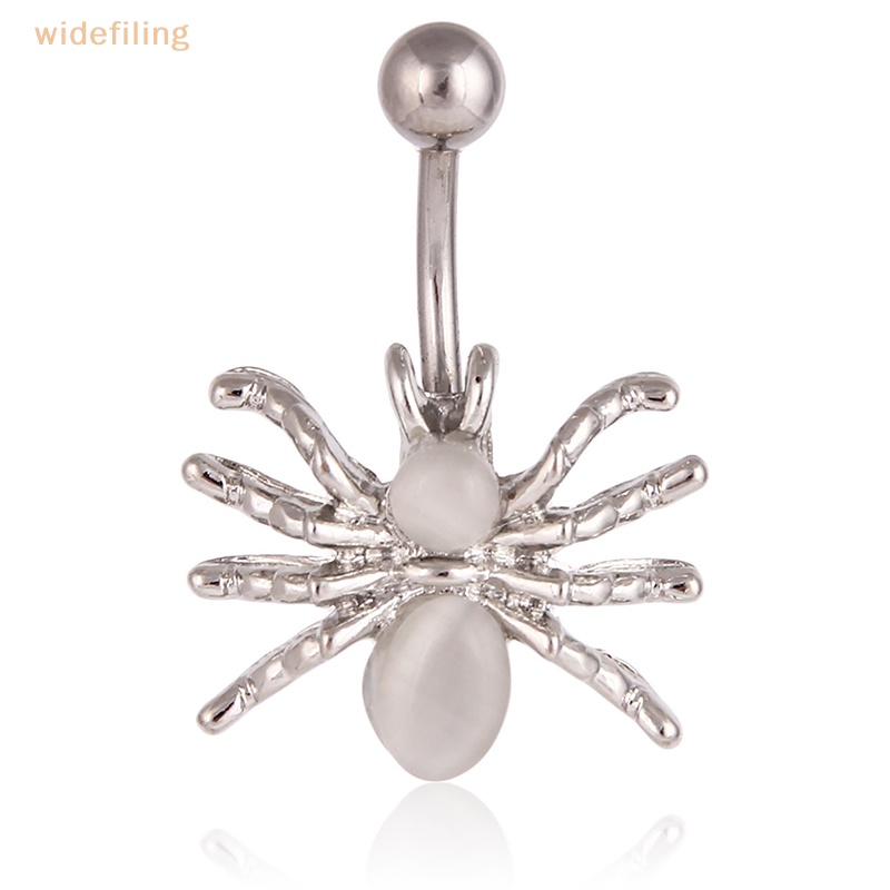 Khuyên Rốn Bằng Thép Không Gỉ 316L Hình Nhện Độc Đáo Thời Trang