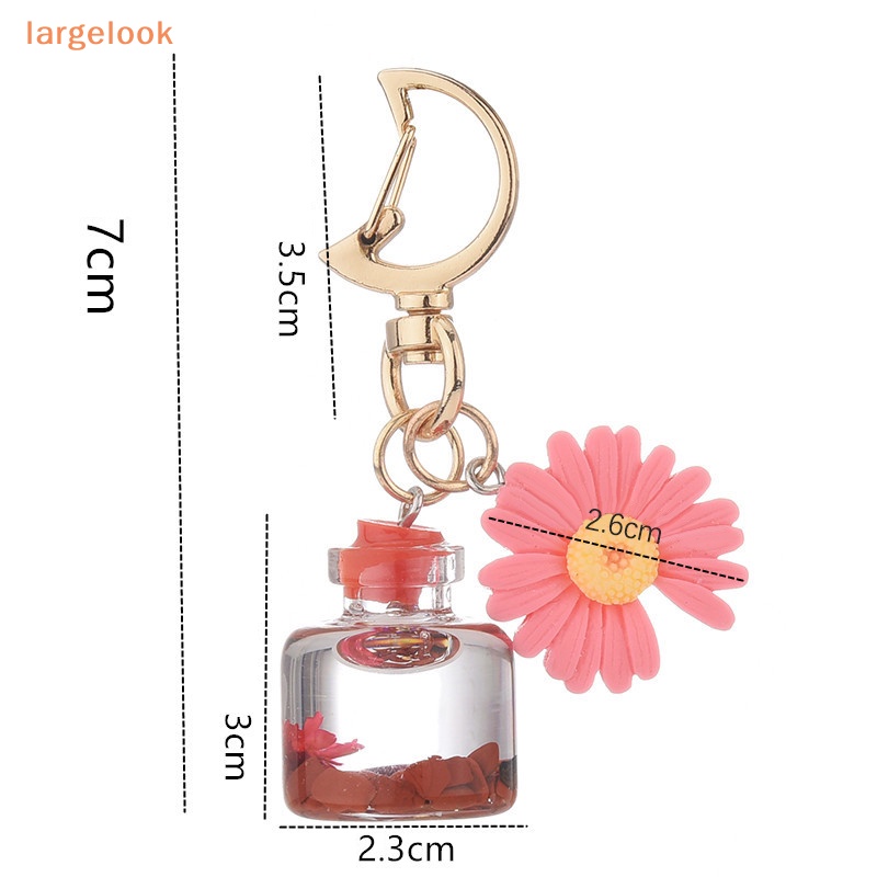 Móc Khóa Hình Lọ Điều Ước Đính Hoa Mặt Trăng Dễ Thương Sáng Tạo