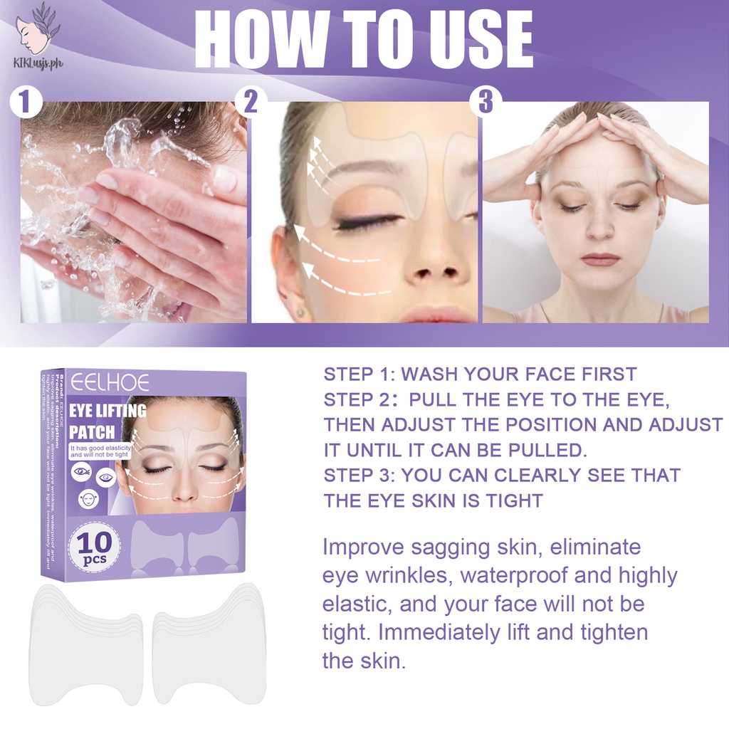 Set 10 Miếng Dán silicone Nâng Cơ Mặt Chống Lão Hóa Có Thể Tái Sử Dụng