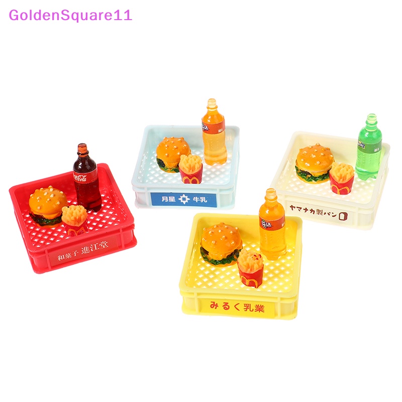 Mô Hình Bánh Burger Tỉ Lệ 1 / 12 Trang Trí Nhà Búp Bê