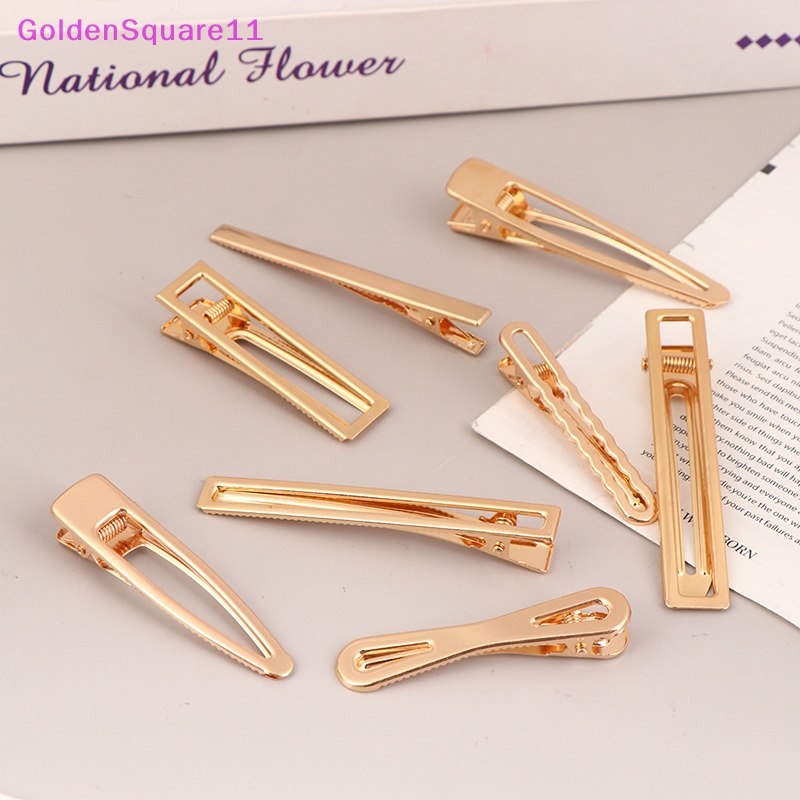 Set 3 Kẹp Tóc Kim Loại Phong Cách Hàn Quốc Cho Nữ