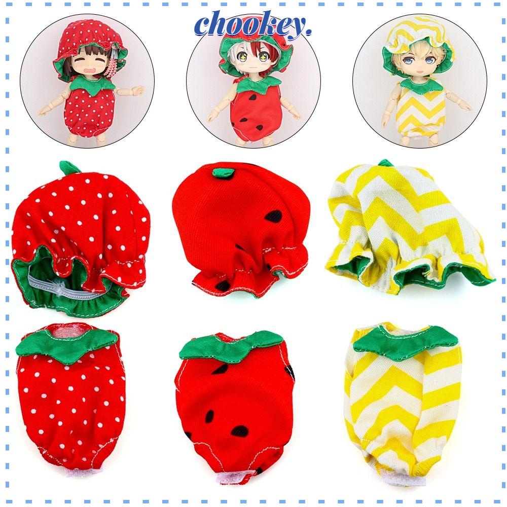CHOOKEY 1 Bộ Áo Liền Quần Cotton Thời Trang Mới Cho Búp Bê OB11 1 / 11