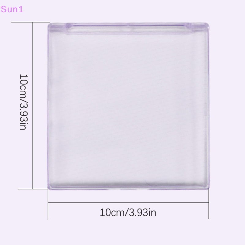 Set 5 Hộp Nhựa PP Trong Suốt Mini Đựng Mi Giả Tái Sử Dụng Tiện Lợi