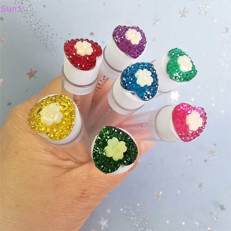 Sun1 &gt; Bộ Cọ Chuốt Lông Mi / Lông Mày Ống Hình Trái Tim Nhiều Loại Chống Bụi (Phong Cách Ngẫu Nhiên) well