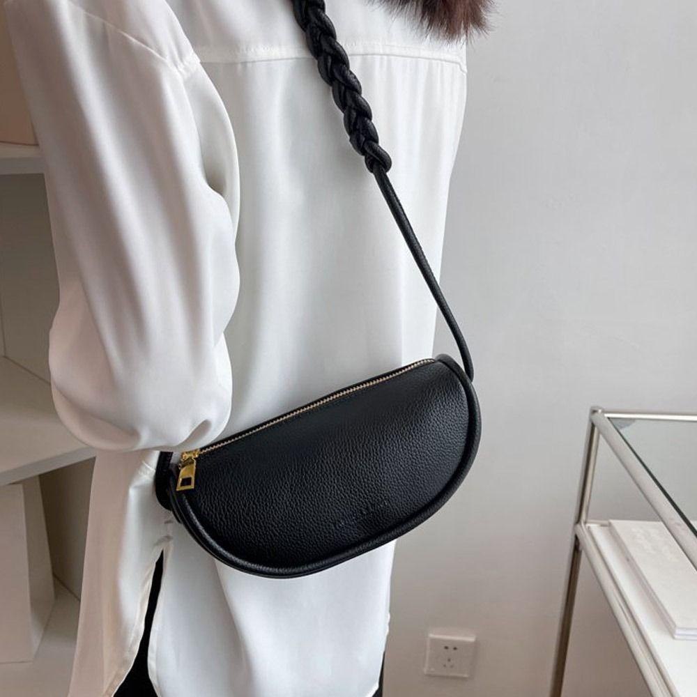 LEISURE Túi Đeo Vai / Đeo Dưới Cánh Tay Bằng Da Thiết Kế Đơn Giản Sang Trọng Cho Nữ