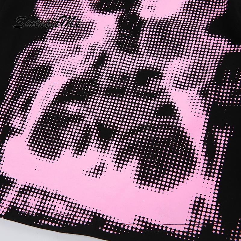 Áo Thun Tay Ngắn Cổ Tròn In Họa Tiết Thời Trang 2023 Cho Nữ