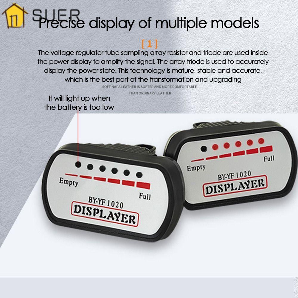 SUENIN Vôn Kế 36V48V60V72V Chuyên Dụng Cho Xe Máy Điện