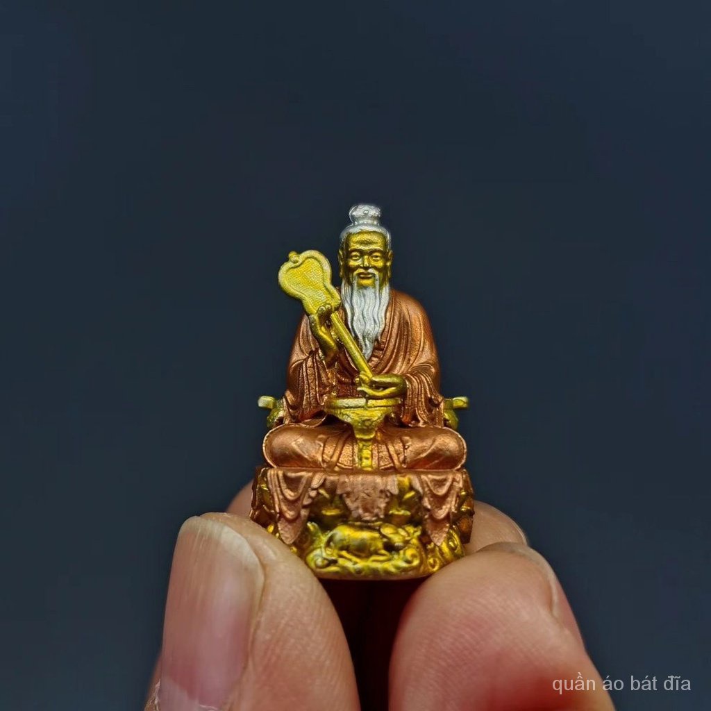 Tượng Trang Trí Bằng Đồng Nguyên Chất Hình Tianzun Yuan Shitianzun  Tượng Tam Thanh Đạo Tổ