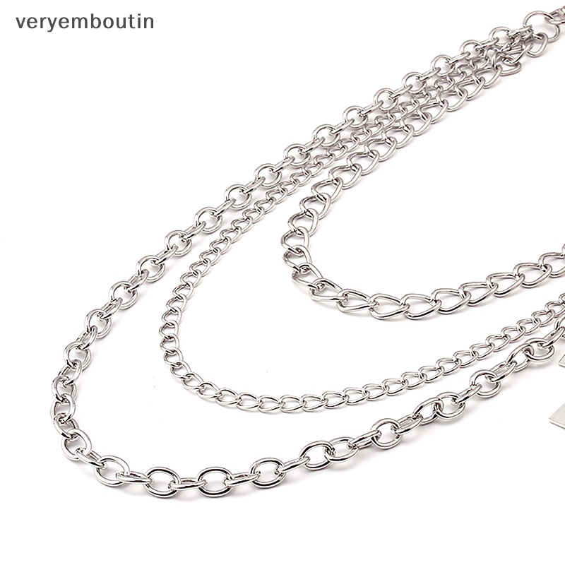 Dây Xích Kim Loại Nhiều Lớp Đeo Thắt Lưng Quần Jean Phong Cách Punk Cá Tính Cho Nữ