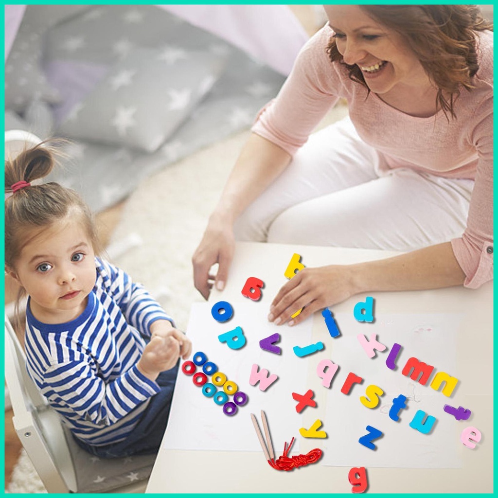 Đồ Chơi Hạt Xỏ Dây Giáo Dục Theo Phương Pháp Montessori Cho Bé Trai Bé Gái Mẫu Giáo