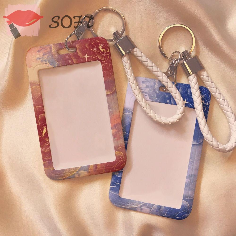 SOFTNESS Ví Nhựa Đựng Thẻ Tín Dụng / Danh Thiếp Kiểu Dáng Dễ Thương Dành Cho Nam Và Nữ