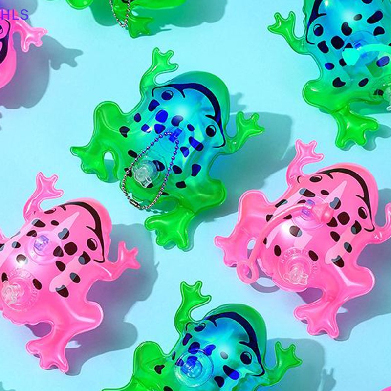 1 Bong Bóng Bơm Hơi Hình Chú Ếch 11 / 20cm Vui Nhộn Cho Bé