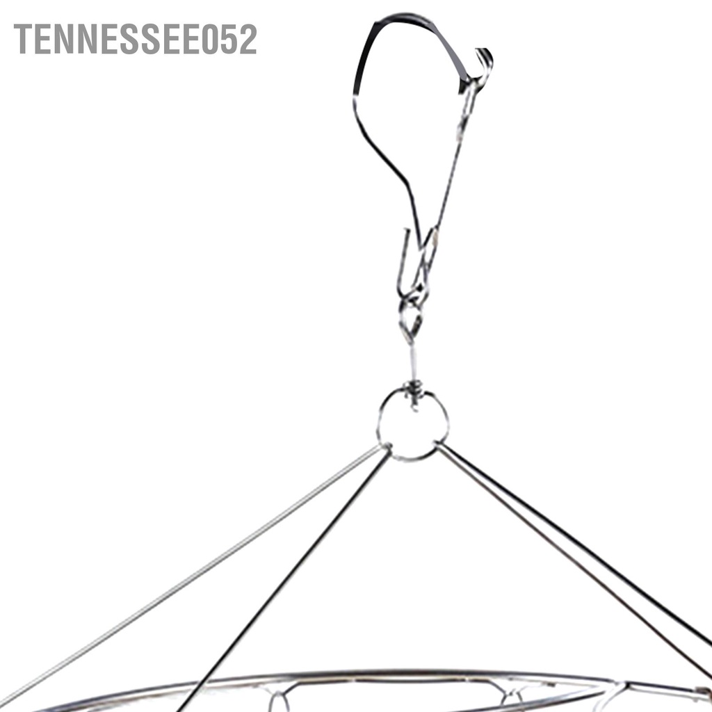 Tennessee052 Móc Treo Sấy Quần Áo Đa Năng Bằng Thép Không Gỉ Kẹp Giặt Nhỏ Giọt Giá Lót Tất Nón