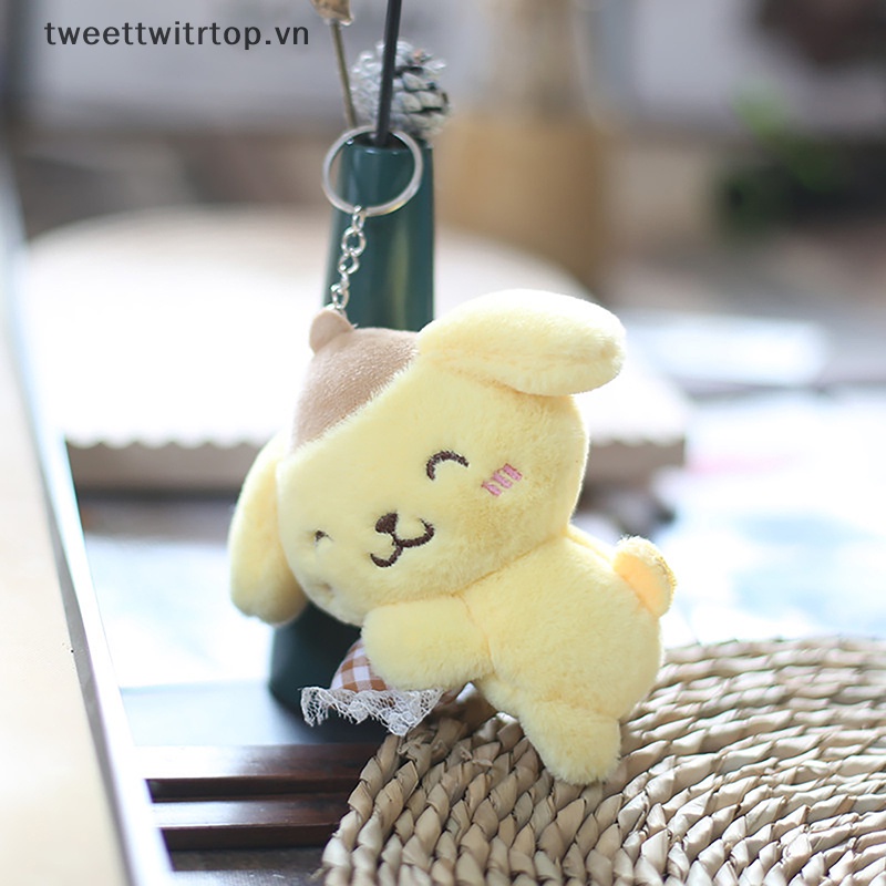 Móc Khóa Búp Bê TRTOP Sanrio Cinnamoroll Melody Nhồi Bông Đáng Yêu