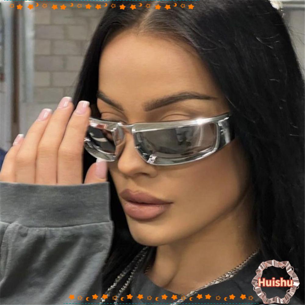 HS Kính Râm Thể Thao Y2K Phong Cách Steampunk