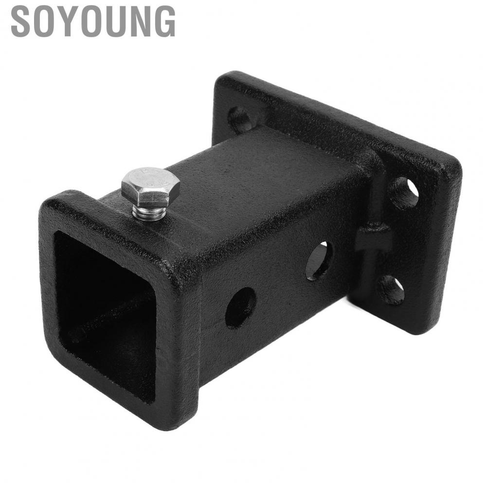 Soyoung Trailer Hitch Receiver Adapter Reliable Rustproof  On Tube Abrasion Resistant High Hardness for Pickup Trucks