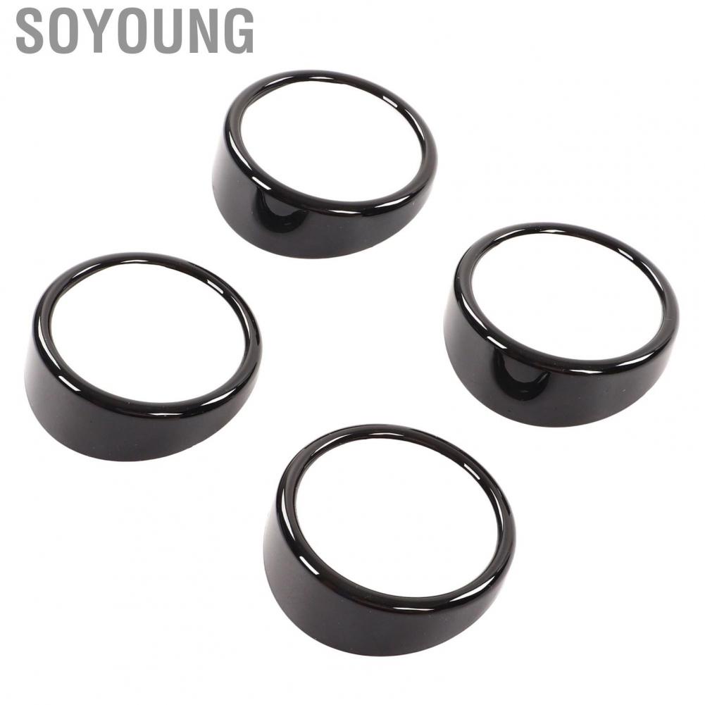 Soyoung AC Air Vent Ring Trim Interior Decor Outlet for Car Dashboard
