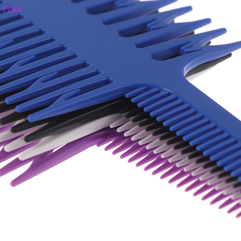 {Ffsd} Lược Nhuộm Tóc Ba Mặt Tạo Kiểu Xương Cá Cao Cấp * Bán Chạy