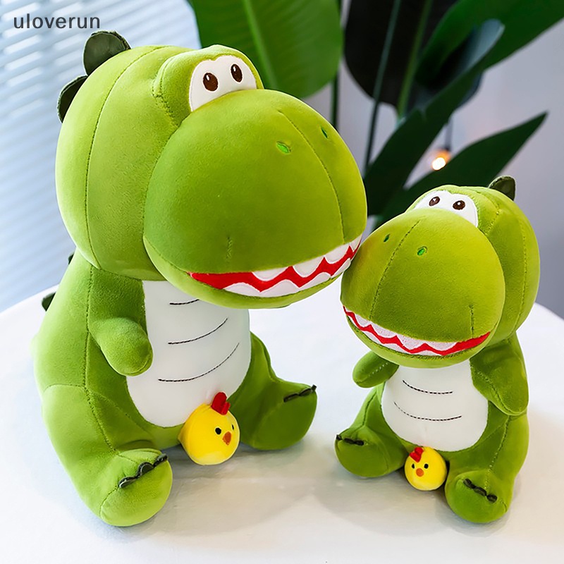 Uloverun 1 Đồ chơi nhồi bông Hình Chú Gà / Khủng Long Đáng Yêu Mềm Mại Trang Trí Phòng Ngủ