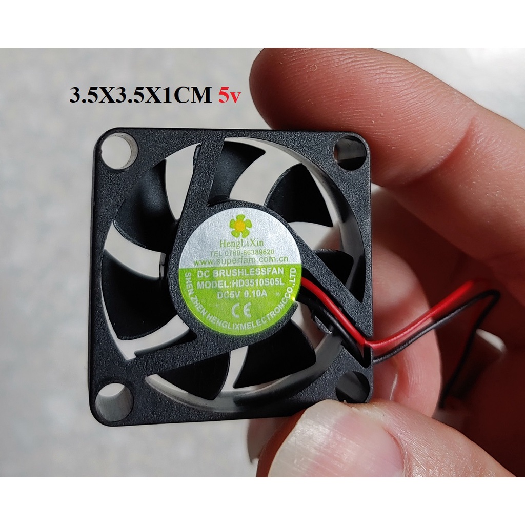 Quạt 3.5x3.5x1 4020 4x4x1 4010  3510 mới
