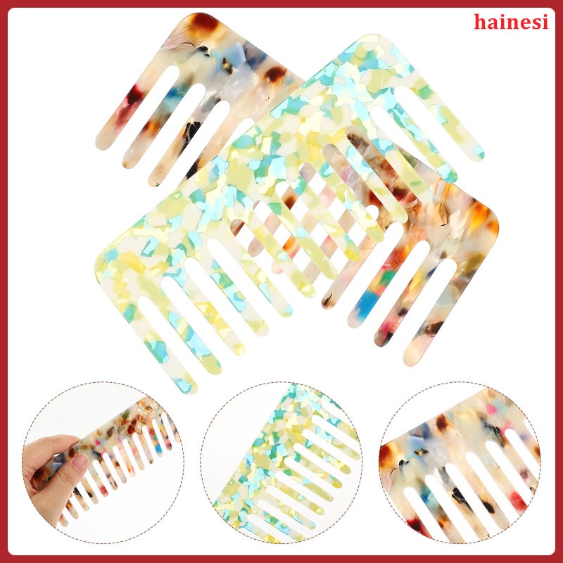 Set 2 Lược Nhựa Tạo Kiểu Tóc Cho Nữ