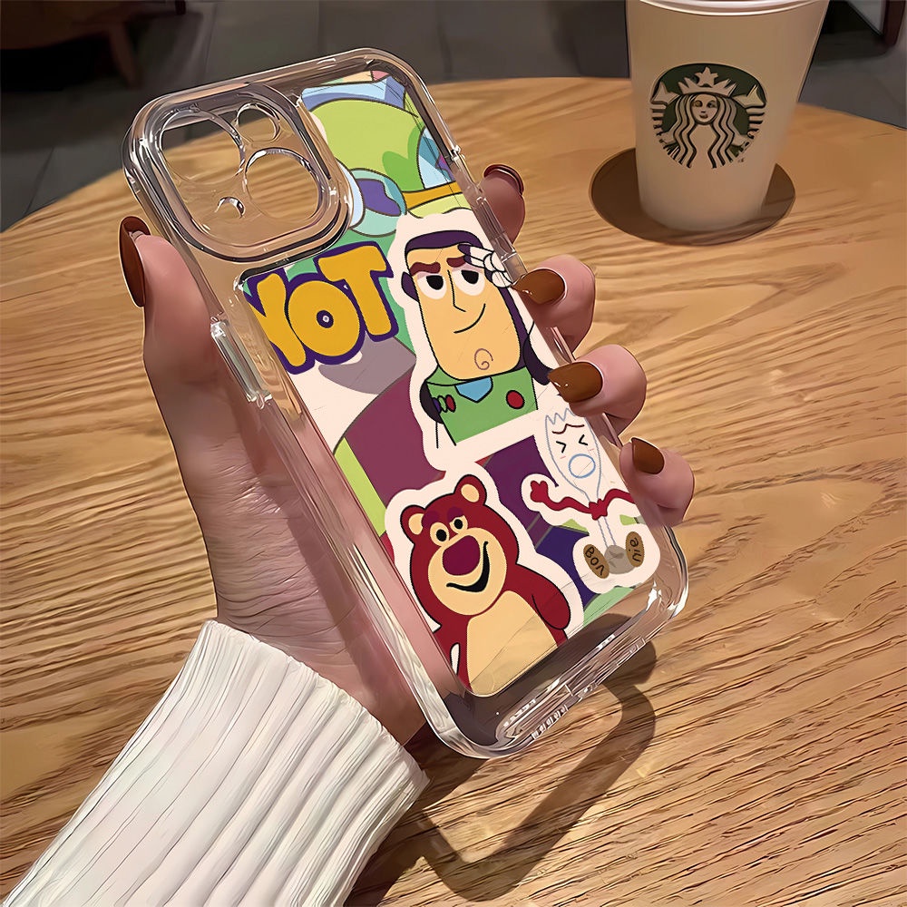 Phù Hợp Ốp Điện Thoại Mềm In Hình Buzz Lightyear Phong Cách Trung Hoa Cho Iphone 8p 12iPhone14Promax13 11 7