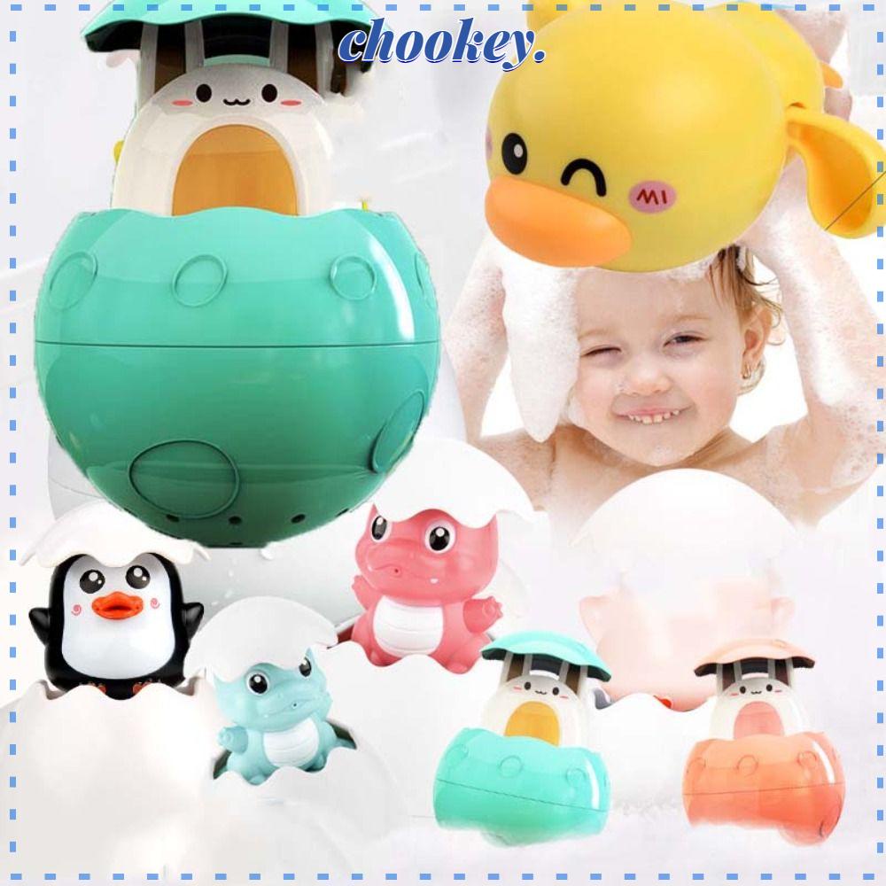 CHOOKEY Đồ Chơi Lên Dây Cót Hình Chú Vịt Hoạt Hình Đáng Yêu Cho Bé Chơi Khi Tắm