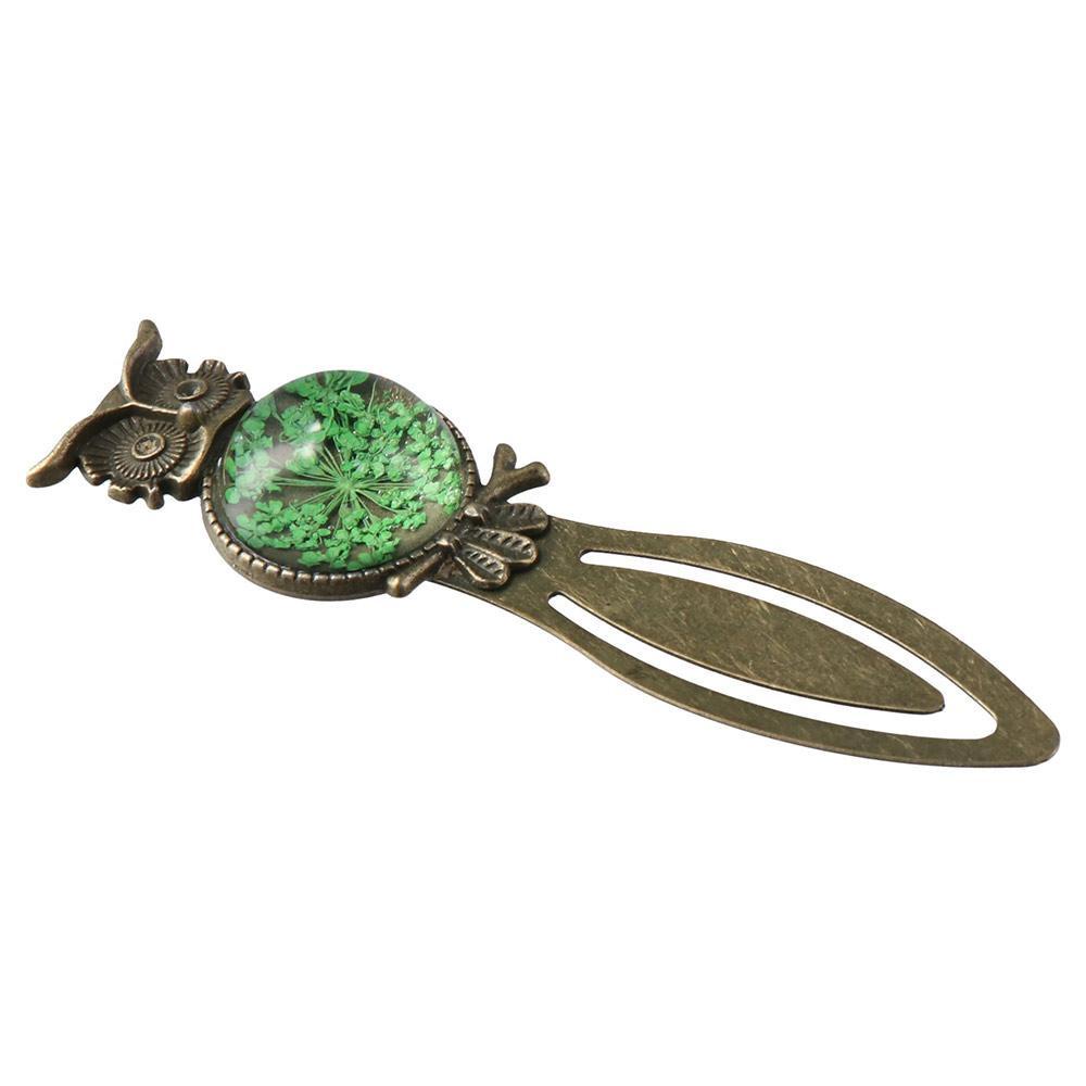 PINEVN Bộ 6 / 6 Thẻ Đánh Dấu Trang Sách Bằng Kim Loại Hình Cú Mèo Vintage Làm Quà Tặng