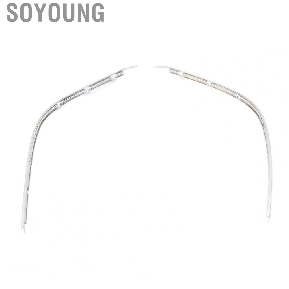 Soyoung Front Bumper Moulding Chrome Trim  Stylish Durable  Impact 51118226562 for 5 Series E39