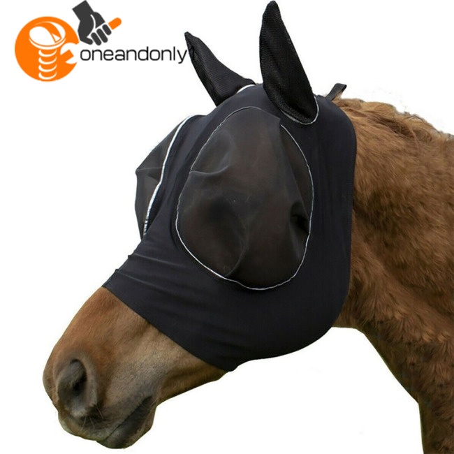 Khẩu Trang Chống Nắng Chống Tia Uv Trọng Lượng Nhẹ Thoáng Khí Hình Đầu Ngựa