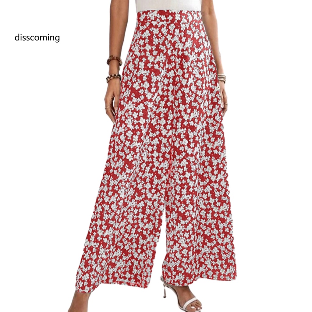 Áo Thun In Hình SL SL SL Thời Trang Năng Động| Quần Dài Lưng Thun Ống Rộng In Họa Tiết Hoa Thời Trang Đường Phố Cho Nữ