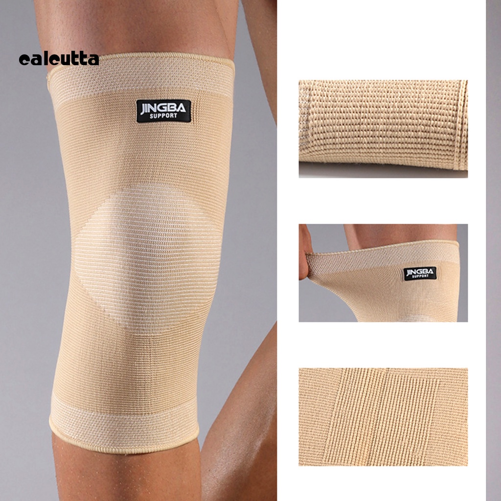 1 Băng Quấn Bảo Vệ Đầu Gối Bằng Nylon Mềm Co Giãn Chống Trượt Dùng Khi Chạy Bộ