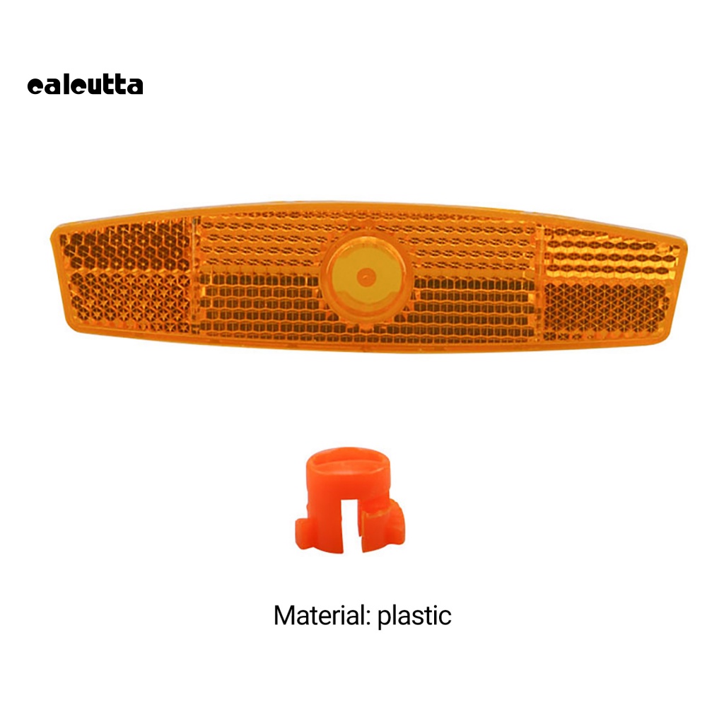 Tấm Phản Quang Cảnh Báo Viền Nhựa Độ Ổn Định Cao Chống Rỉ Sét Cho Xe Đạp