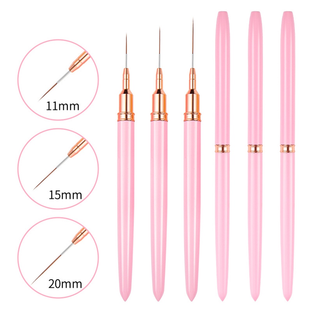 Cọ Vẽ Trang Trí Móng Tay Nghệ Thuật 7 9 11 15 20mm