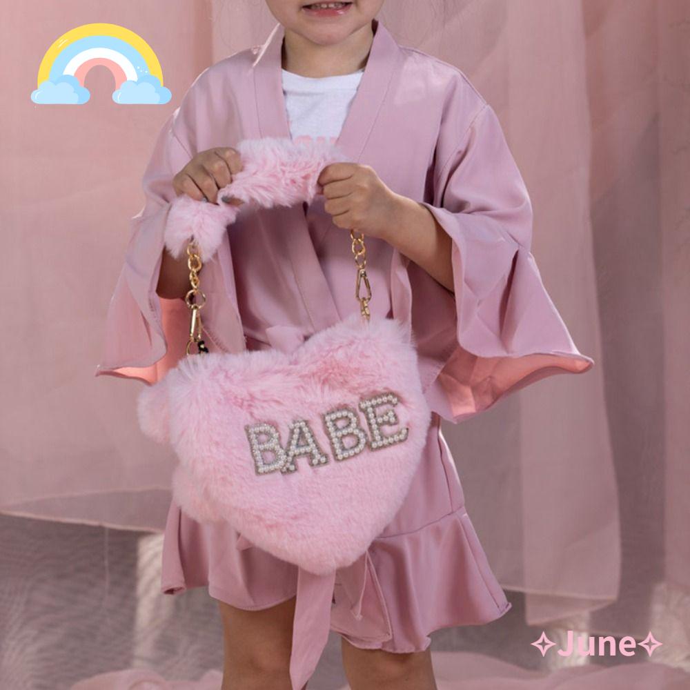 JUNE Túi Đựng Quà Cưới Đính Hoa Trái Tim Xinh Xắn Cho Nữ