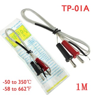 New TP-01A K-type Wire Temperature Test Thermocouple Sensor Probe 100cm Length