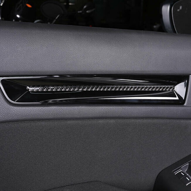Bộ 4 Miếng Dán Trang Trí Nội Thất Xe Hơi Honda Civic 11th 2022 Bằng Sợi Carbon
