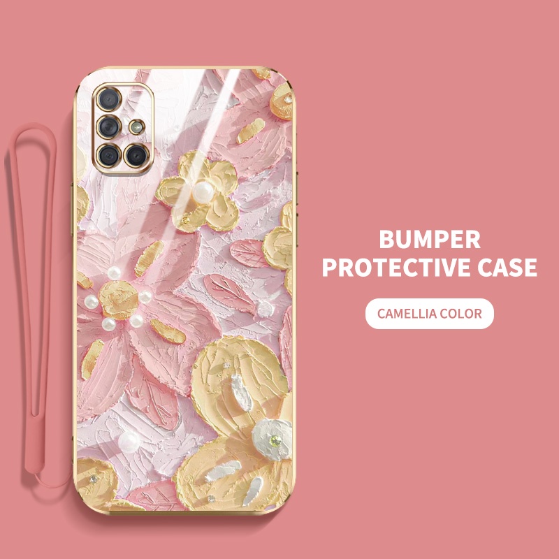 Ốp Điện Thoại Silicone Chống Va Đập In Hình Tranh Sơn Dầu Cho Samsung Galaxy M51 M31 M11 A71 A51 A31 A11 4G