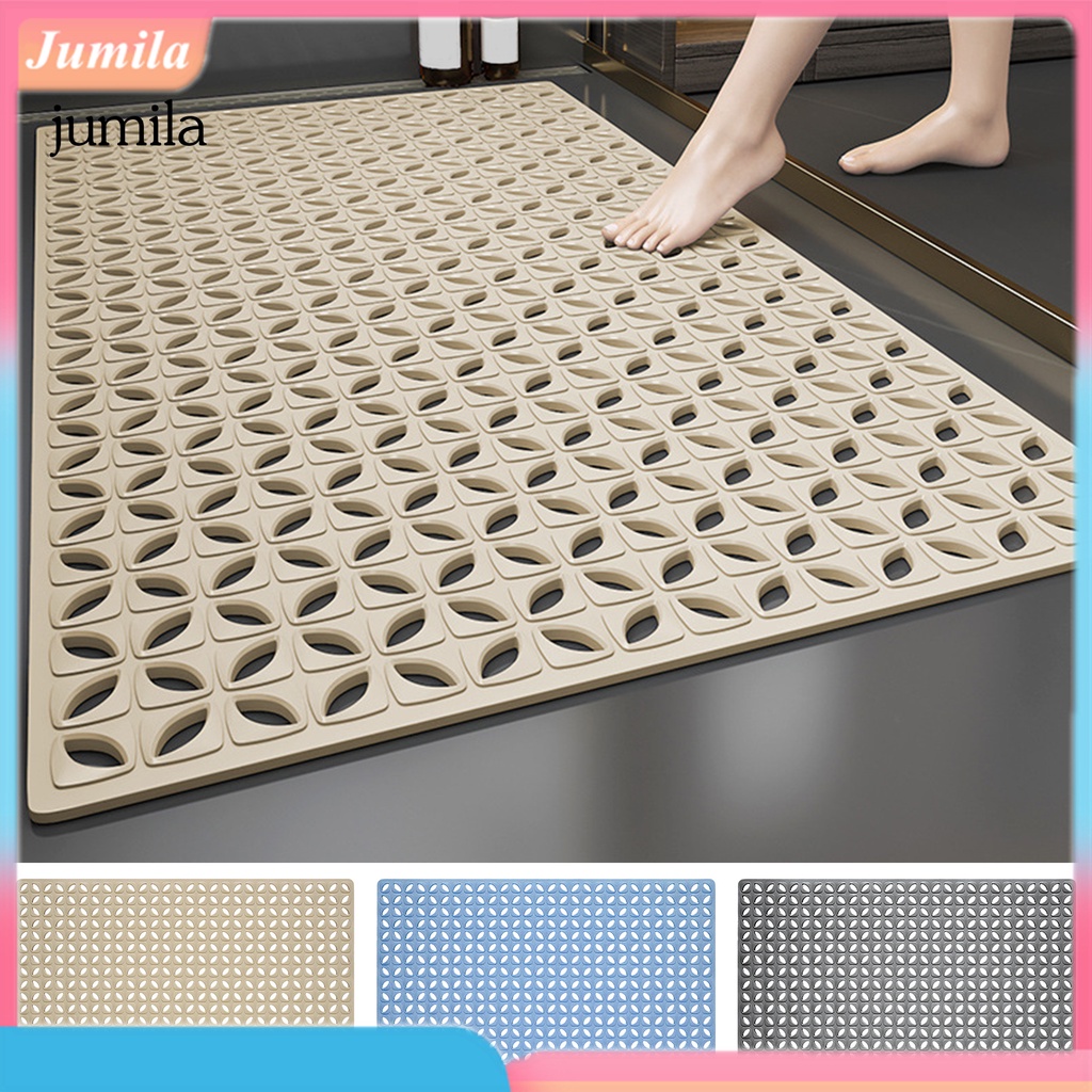 Xy floor mat smooth wall absorption double anti-skid nhiều lỗ thoát nước đàn hồi không trơn trượt không thấm nước thảm trải sàn rỗng cung cấp phòng tắm