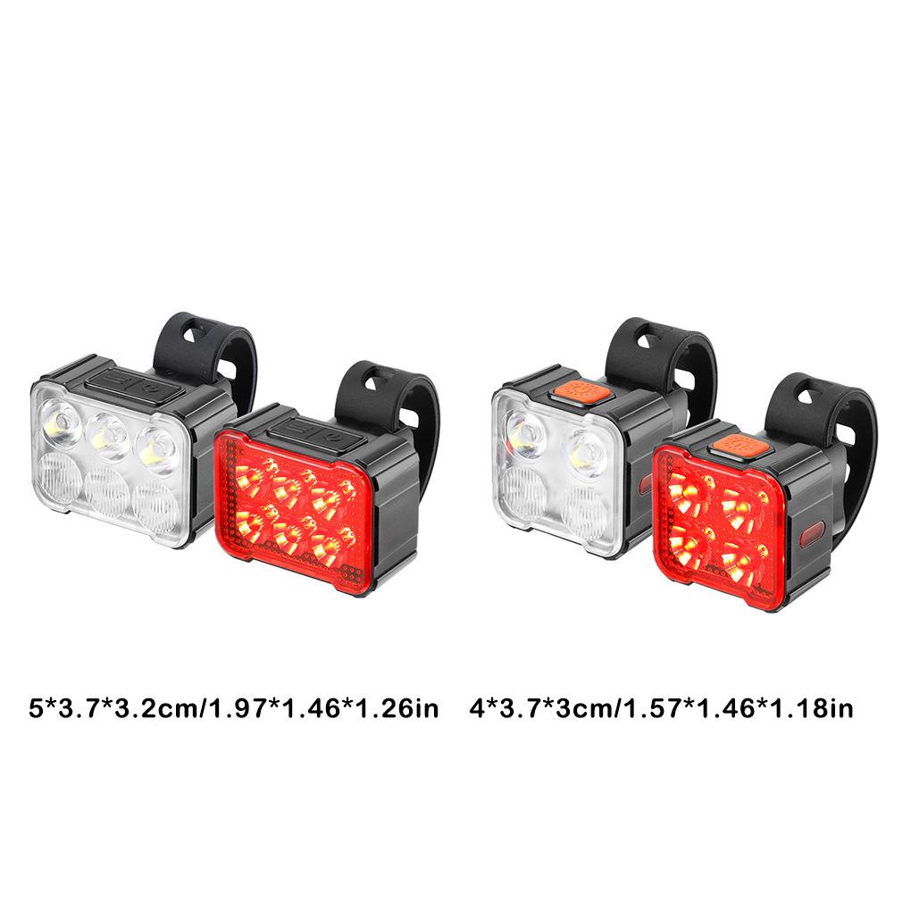 Đèn Xe Đạp Trước Và Sau Chống Thấm Nước Độc Đáo