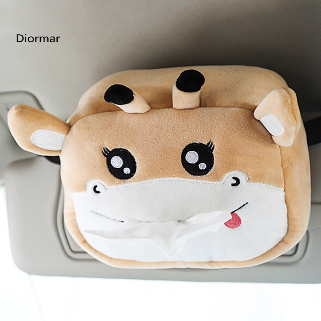 Hộp Đựng Khăn Giấy Co Giãn Hình Cá Voi Khủng Long Đáng Yêu Cho Xe Hơi